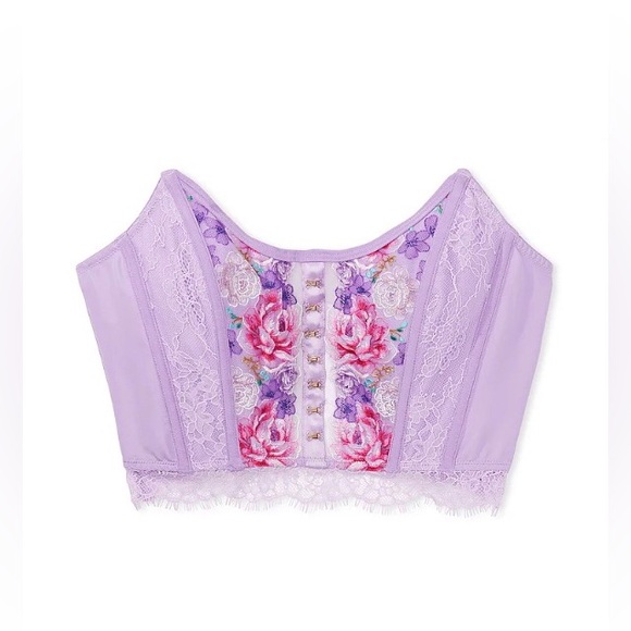 NWT VS Dream Angels Floral Embroidery Corset Top - Picture 4 of 7